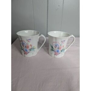 2 lot Aynsley Little Sweetheart Fine English Bone China coffee tea mug cup
